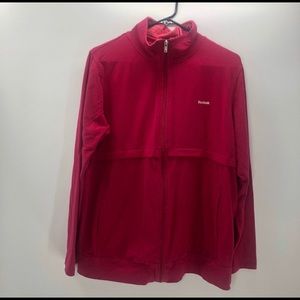 Reebok maternity jacket zip up pink motherhood